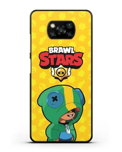 Чехол Леон Браво Старс силиконовый для Xiaomi Poco X3