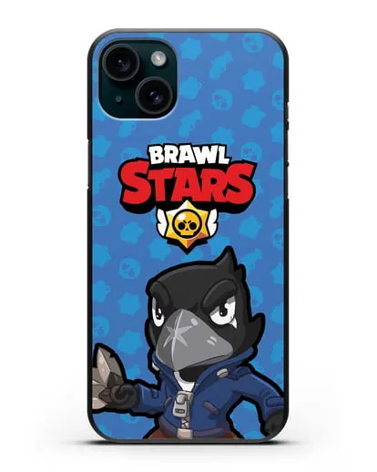 Чехол Ворон Браво Старс силиконовый для iPhone 15 Plus