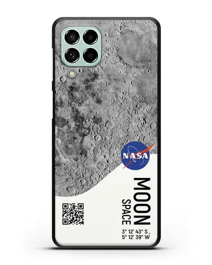 Чехол Луна с координатами силиконовый для Samsung Galaxy M53 [SM-M536]