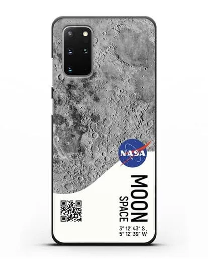 Чехол Луна с координатами силиконовый для Samsung Galaxy S20 Plus [SM-G985F]