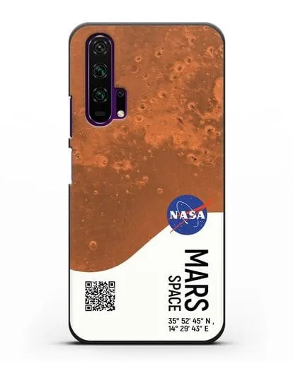 Чехол Марс с координатами силиконовый для Honor 20 Pro