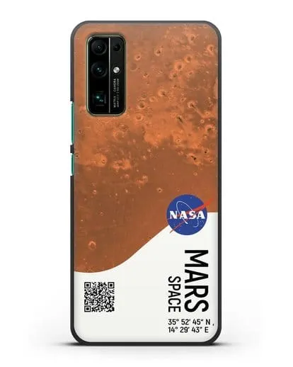 Чехол Марс с координатами силиконовый для Honor 30