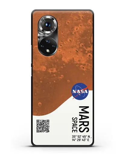 Чехол Марс с координатами силиконовый для Honor 50