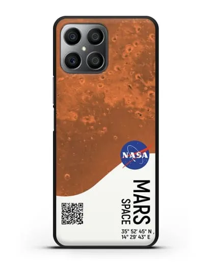Чехол Марс с координатами силиконовый для Honor X8