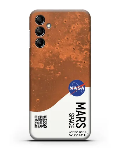 Чехол Марс с координатами силиконовый для Samsung Galaxy A14 [SM-A145]