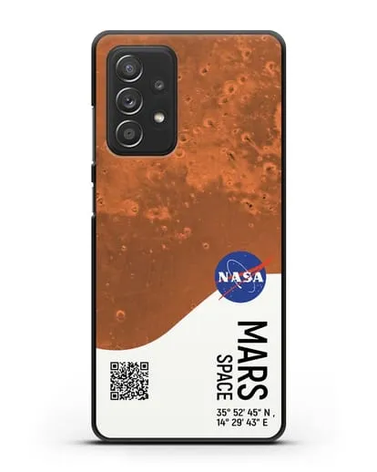 Чехол Марс с координатами силиконовый для Samsung Galaxy A53