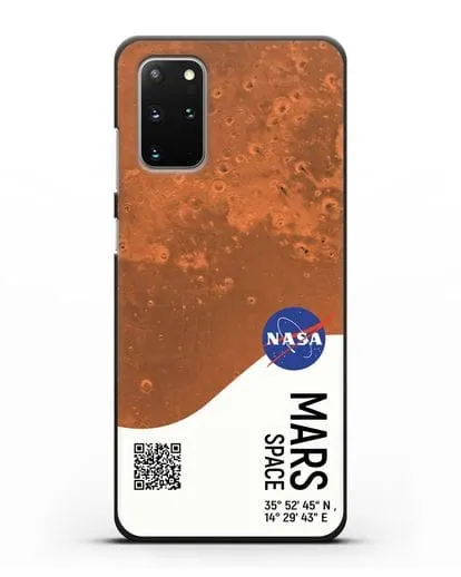 Чехол Марс с координатами силиконовый для Samsung Galaxy S20 Plus [SM-G985F]