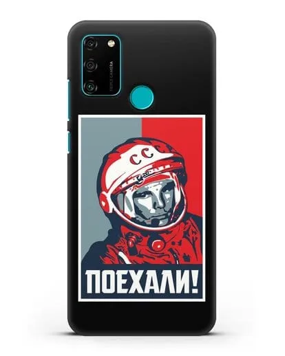 Чехол Гагарин Юрий Поехали силиконовый для Honor 9A