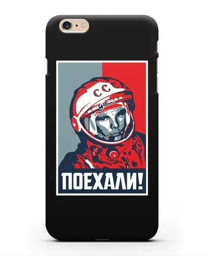 Чехол Гагарин Юрий Поехали силиконовый для iPhone 6 Plus