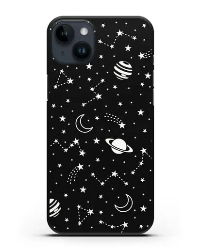 Чехол с иллюстрацией Планеты силиконовый для iPhone 14 Plus