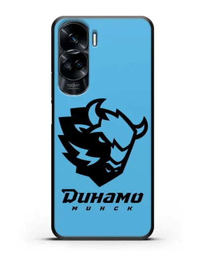 Чехол с зубром ХК Динамо-Минск силиконовый для Honor 90 Lite