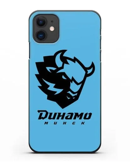 Чехол с зубром ХК Динамо-Минск силиконовый для iPhone 11