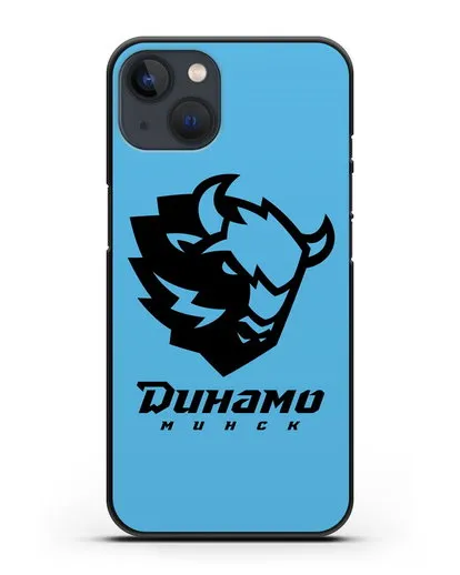 Чехол с зубром ХК Динамо-Минск силиконовый для iPhone 13 Mini