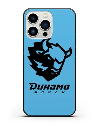 Чехол с зубром ХК Динамо-Минск силиконовый для iPhone 13 Pro