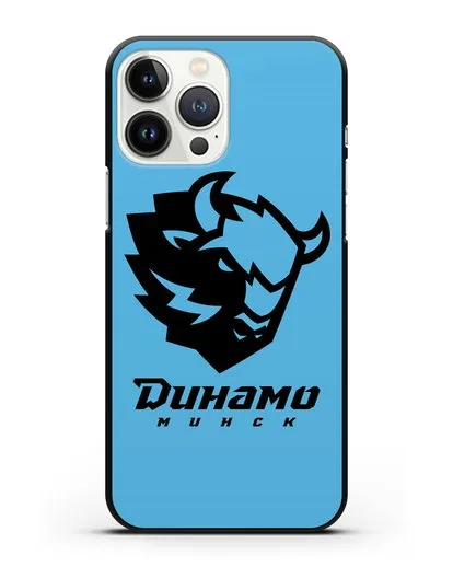 Чехол с зубром ХК Динамо-Минск силиконовый для iPhone 13 Pro Max