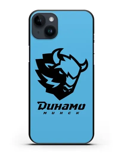 Чехол с зубром ХК Динамо-Минск силиконовый для iPhone 14 Plus