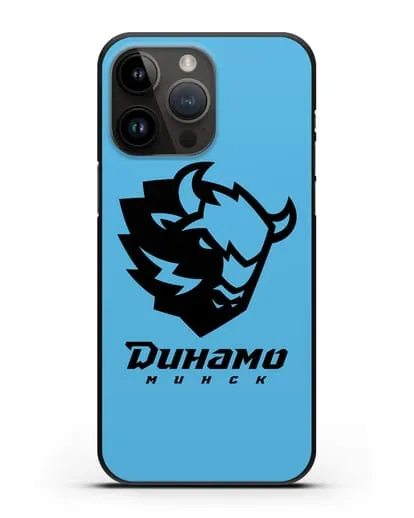 Чехол с зубром ХК Динамо-Минск силиконовый для iPhone 14 Pro Max
