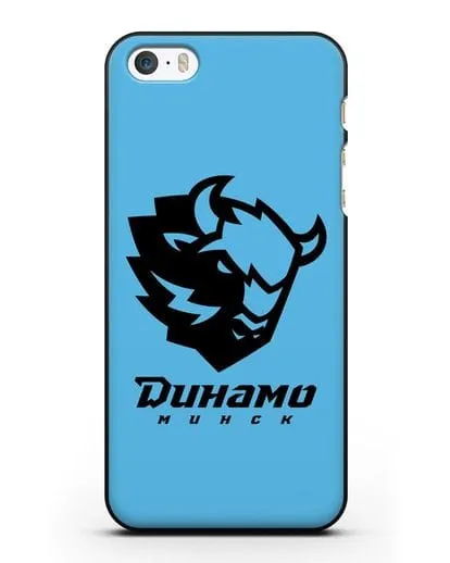 Чехол с зубром ХК Динамо-Минск силиконовый для iPhone 5/5s/SE