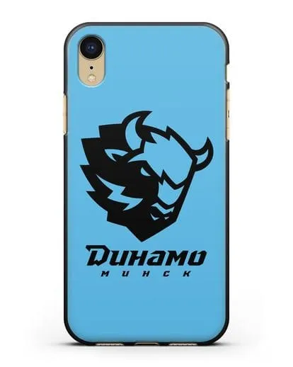 Чехол с зубром ХК Динамо-Минск силиконовый для iPhone XR