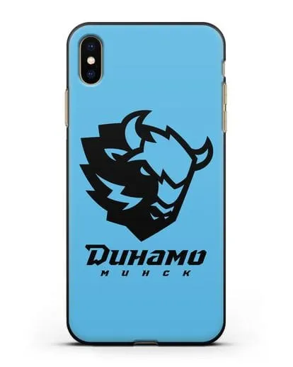 Чехол с зубром ХК Динамо-Минск силиконовый для iPhone XS Max