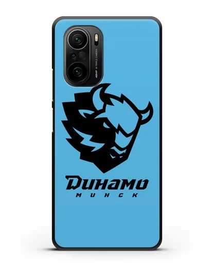 Чехол с зубром ХК Динамо-Минск силиконовый для Xiaomi Poco F3 Pro