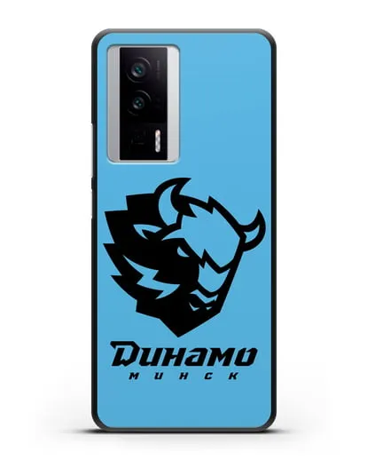 Чехол с зубром ХК Динамо-Минск силиконовый для Xiaomi Poco F5 Pro