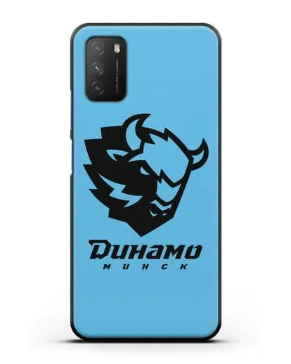 Чехол с зубром ХК Динамо-Минск силиконовый для Xiaomi Poco M3