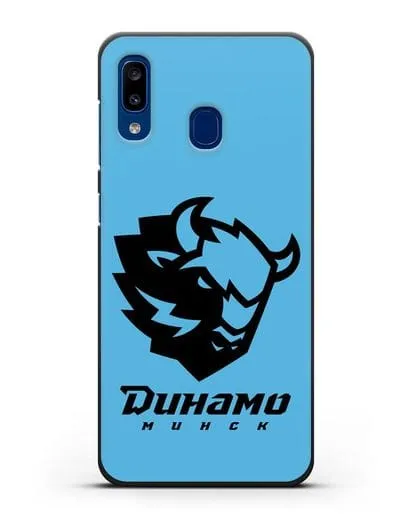 Чехол с зубром ХК Динамо-Минск силиконовый для Samsung Galaxy A20 [SM-A205FN]