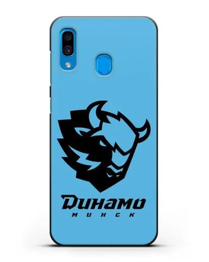 Чехол с зубром ХК Динамо-Минск силиконовый для Samsung Galaxy A30 [SM-A305FN]