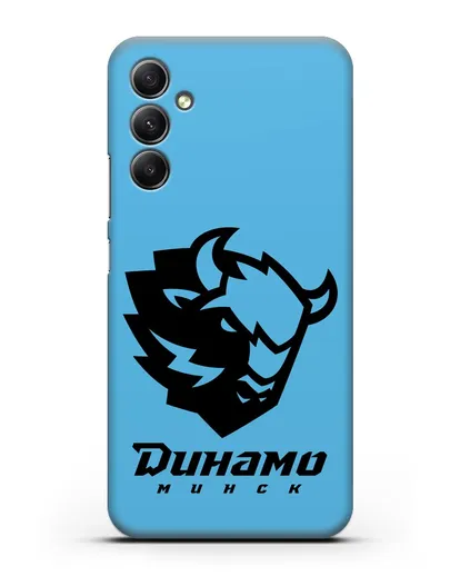 Чехол с зубром ХК Динамо-Минск силиконовый для Samsung Galaxy A34 [SM-A346]