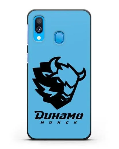 Чехол с зубром ХК Динамо-Минск силиконовый для Samsung Galaxy A40 [SM-A405F]
