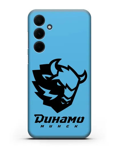 Чехол с зубром ХК Динамо-Минск силиконовый для Samsung Galaxy A55 [SM-A556]