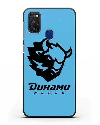 Чехол с зубром ХК Динамо-Минск силиконовый для Samsung Galaxy M21 [SM-M215F]
