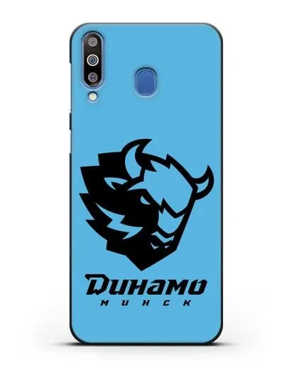 Чехол с зубром ХК Динамо-Минск силиконовый для Samsung Galaxy M30 [SM-M305F]