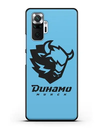 Чехол с зубром ХК Динамо-Минск силиконовый для Xiaomi Redmi Note 10 Pro