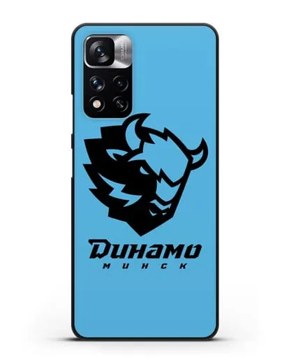 Чехол с зубром ХК Динамо-Минск силиконовый для Xiaomi Redmi Note 11 Pro Plus