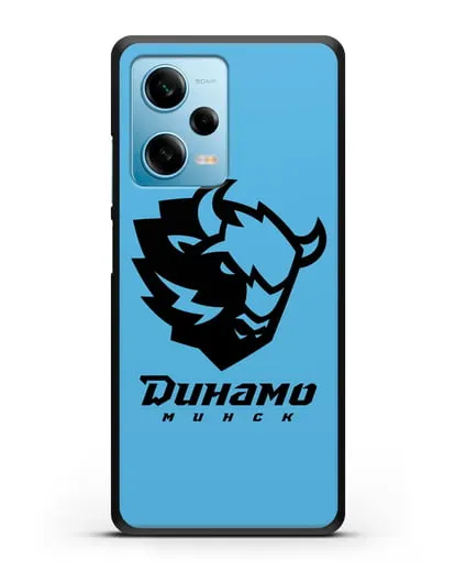 Чехол с зубром ХК Динамо-Минск силиконовый для Xiaomi Redmi Note 12 Pro 5G