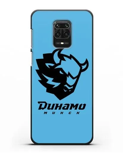 Чехол с зубром ХК Динамо-Минск силиконовый для Xiaomi Redmi Note 9S