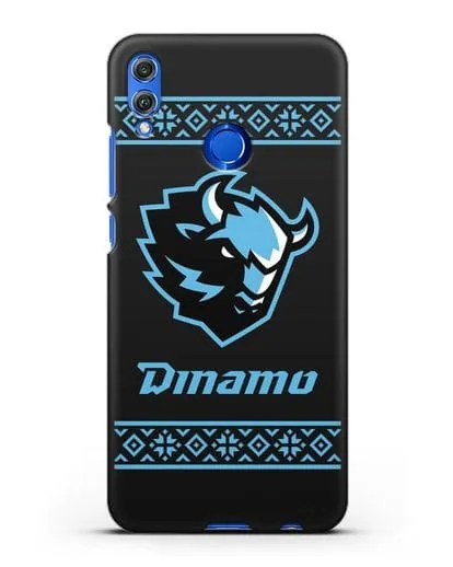 Чехол с логотипом ХК Динамо-Минск силиконовый для Honor 8X