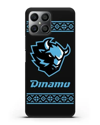 Чехол с логотипом ХК Динамо-Минск силиконовый для Honor X8