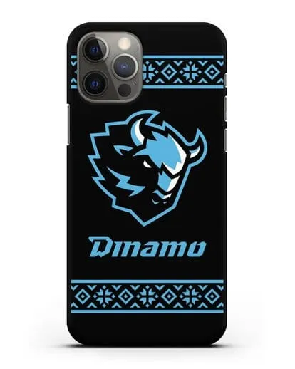 Чехол с логотипом ХК Динамо-Минск силиконовый для iPhone 12 Pro