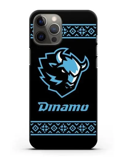Чехол с логотипом ХК Динамо-Минск силиконовый для iPhone 12 Pro Max