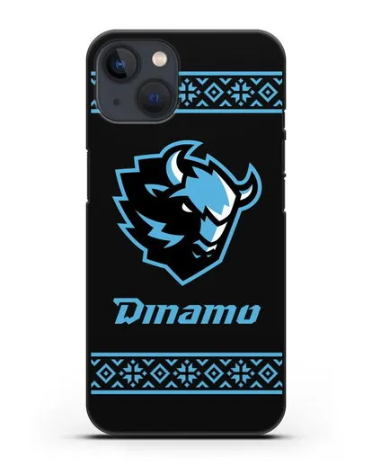 Чехол с логотипом ХК Динамо-Минск силиконовый для iPhone 13 Mini