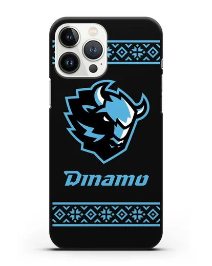 Чехол с логотипом ХК Динамо-Минск силиконовый для iPhone 13 Pro Max