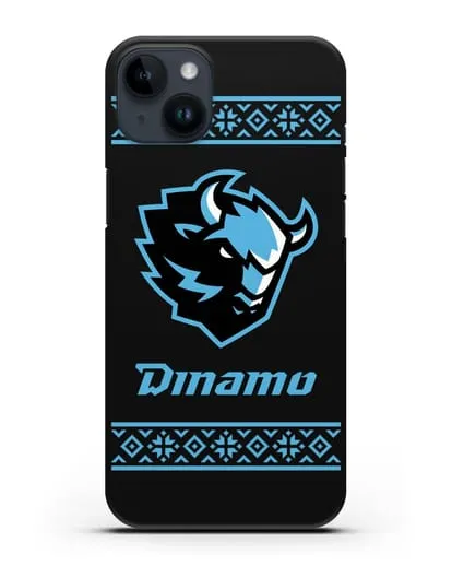 Чехол с логотипом ХК Динамо-Минск силиконовый для iPhone 14 Plus