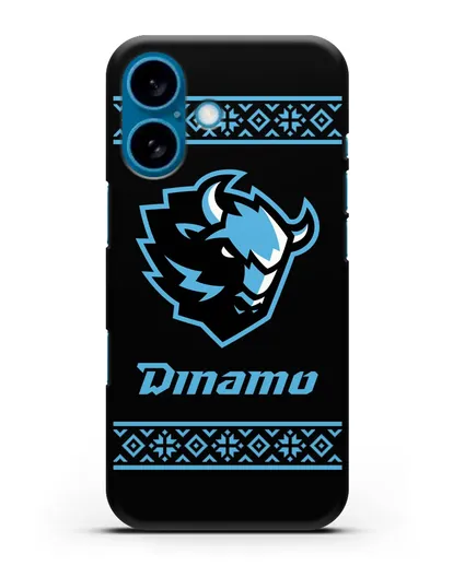 Чехол с логотипом ХК Динамо-Минск силиконовый для iPhone 16