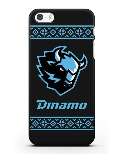 Чехол с логотипом ХК Динамо-Минск силиконовый для iPhone 5/5s/SE