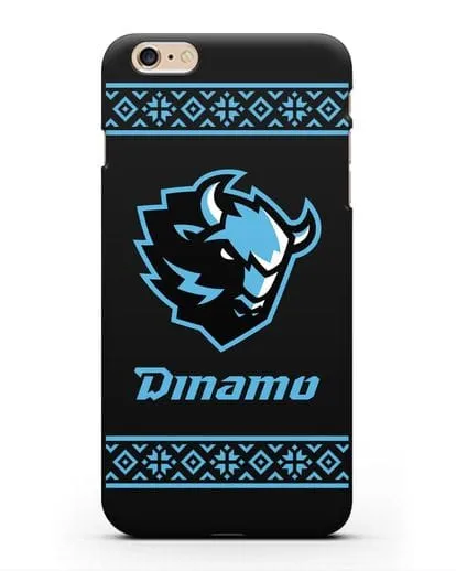 Чехол с логотипом ХК Динамо-Минск силиконовый для iPhone 6s Plus