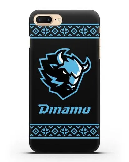 Чехол с логотипом ХК Динамо-Минск силиконовый для iPhone 8 Plus