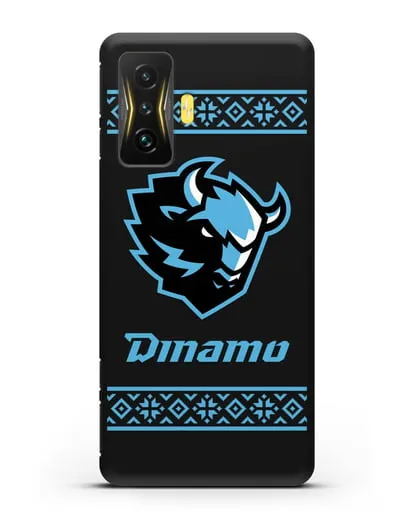 Чехол с логотипом ХК Динамо-Минск силиконовый для Xiaomi Poco F4 GT